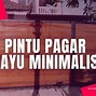 Pintu Pagar Kayu Kebun