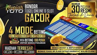 Slot Toto Togel Resmi Dan Aman Di Indonesia Hari Ini